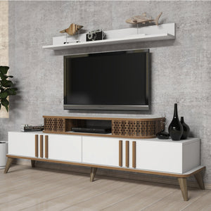 ΣΥΝΘΕΣΗ ΣΑΛΟΝΙΟΥ 2 ΤΜΧ ΛΕΥΚΟ & ΚΑΡΥΔΙ HM11848.03 - Pakobazaar