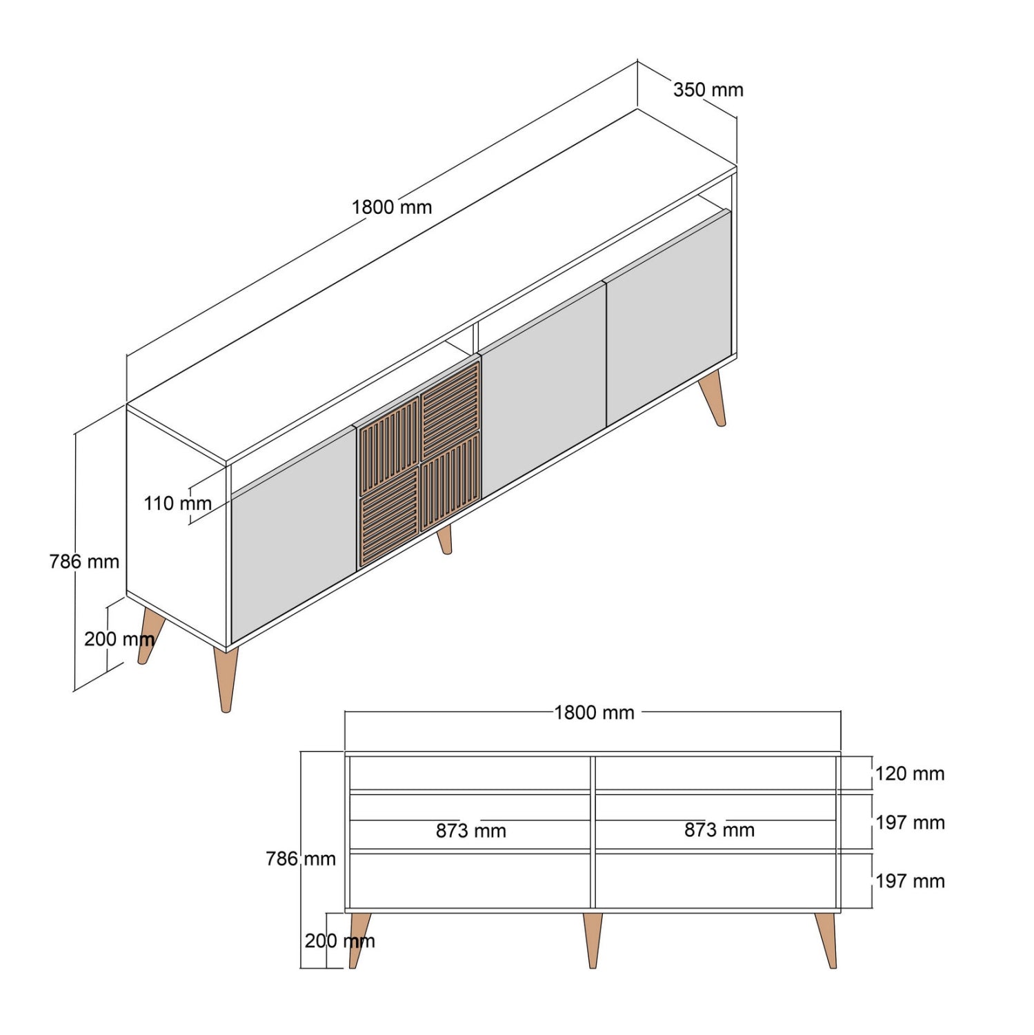 ΣΥΝΘΕΣΗ ΣΑΛΟΝΙΟΥ 3ΤΜΧ ΚΑΡΥΔΙ-ΛΕΥΚΟ HM11845.01 - Pakobazaar