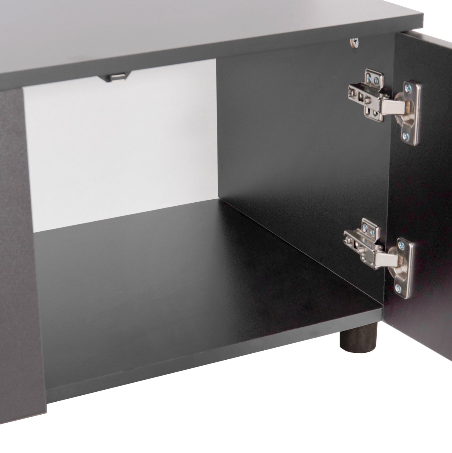 ΣΥΝΘΕΣΗ ΤΗΛΕΟΡΑΣΗΣ DORT HM18076.02 ΜΕΛΑΜΙΝΗ ΣΕ ΣΟΝΑΜΑ-ΣΚΟΥΡΟ ΓΚΡΙ 249.5x42.2x199.5Υεκ