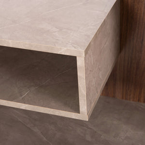 ΣΥΝΘΕΤΟ ΤΗΛΕΟΡΑΣΗΣ EDELIE HM8908.14 ΜΕΛΑΜΙΝΗ ΓΚΡΙ STONE TEXTURE-ΦΥΣΙΚΟ 150x29,5x120Υεκ. - Pakobazaar