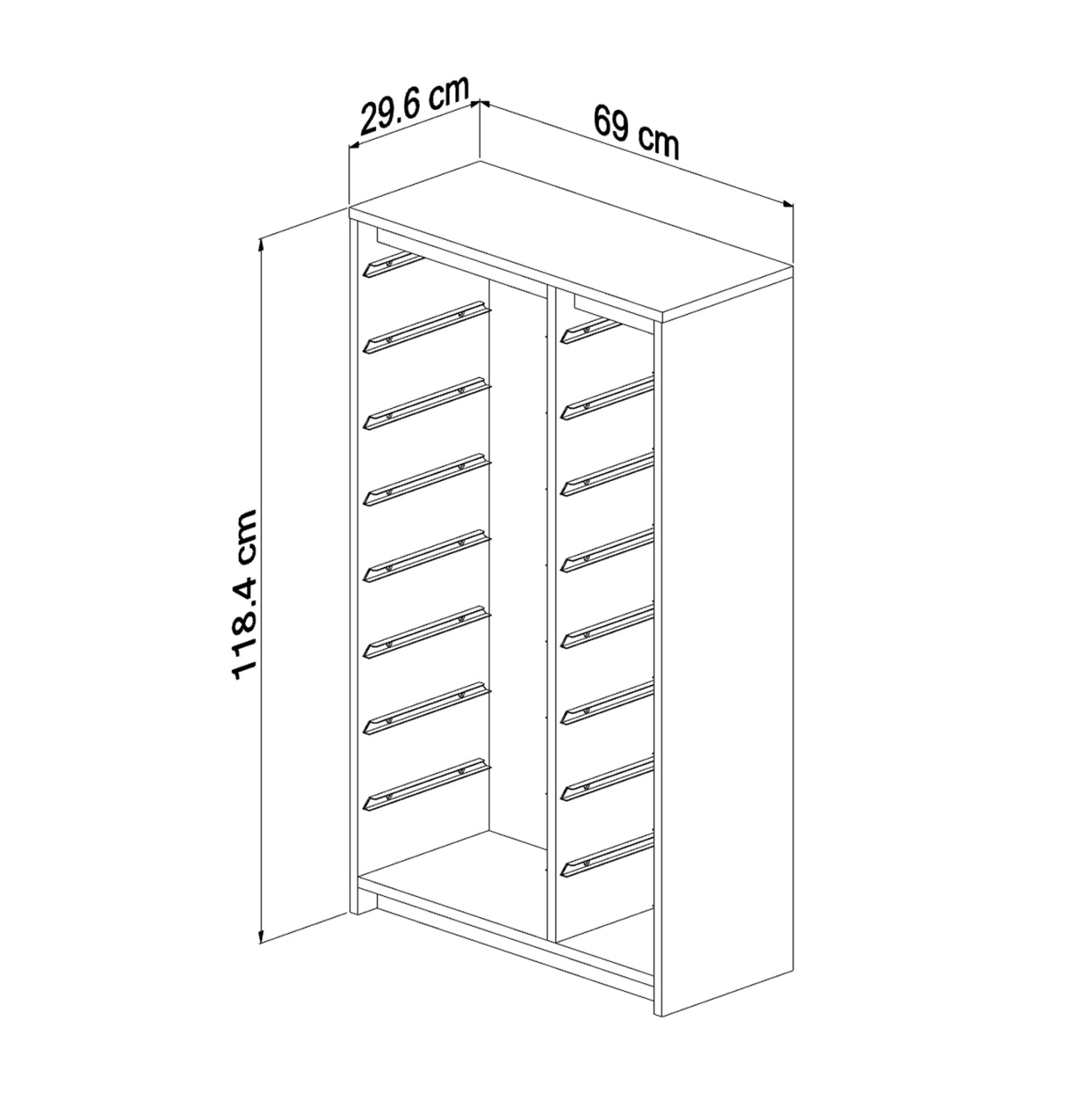 ΣΥΡΤΑΡΙΕΡΑ SANI HM18202.03 ΜΕΛΑΜΙΝΗ SONAMA-14 ΛΕΥΚΑ ΣΥΡΤΑΡΙΑ P.E. 69x29,6x112,2Υεκ - Pakobazaar
