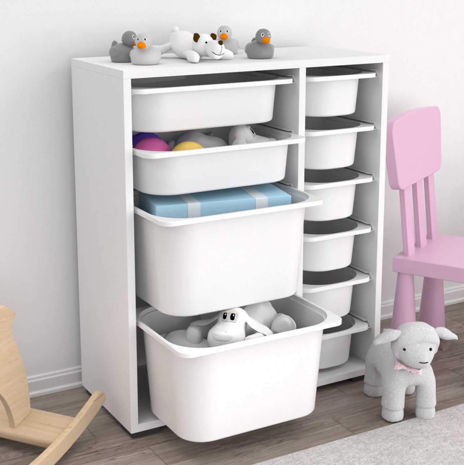 ΣΥΡΤΑΡΙΕΡΑ SANI HM18212.01 ΜΕΛΑΜΙΝΗ ΣΕ ΛΕΥΚΟ-10 ΛΕΥΚΑ ΣΥΡΤΑΡΙΑ P.E. 69,5x30x83Υεκ - Pakobazaar