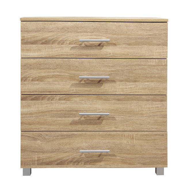 ΣΥΡΤΑΡΙΕΡΑ ΜΕΛΑΜΙΝΗΣ BRIANA HM2204.02 ME 4 ΣΥΡΤΑΡΙΑ SONAMA 75x40x83Y εκ. - Pakobazaar