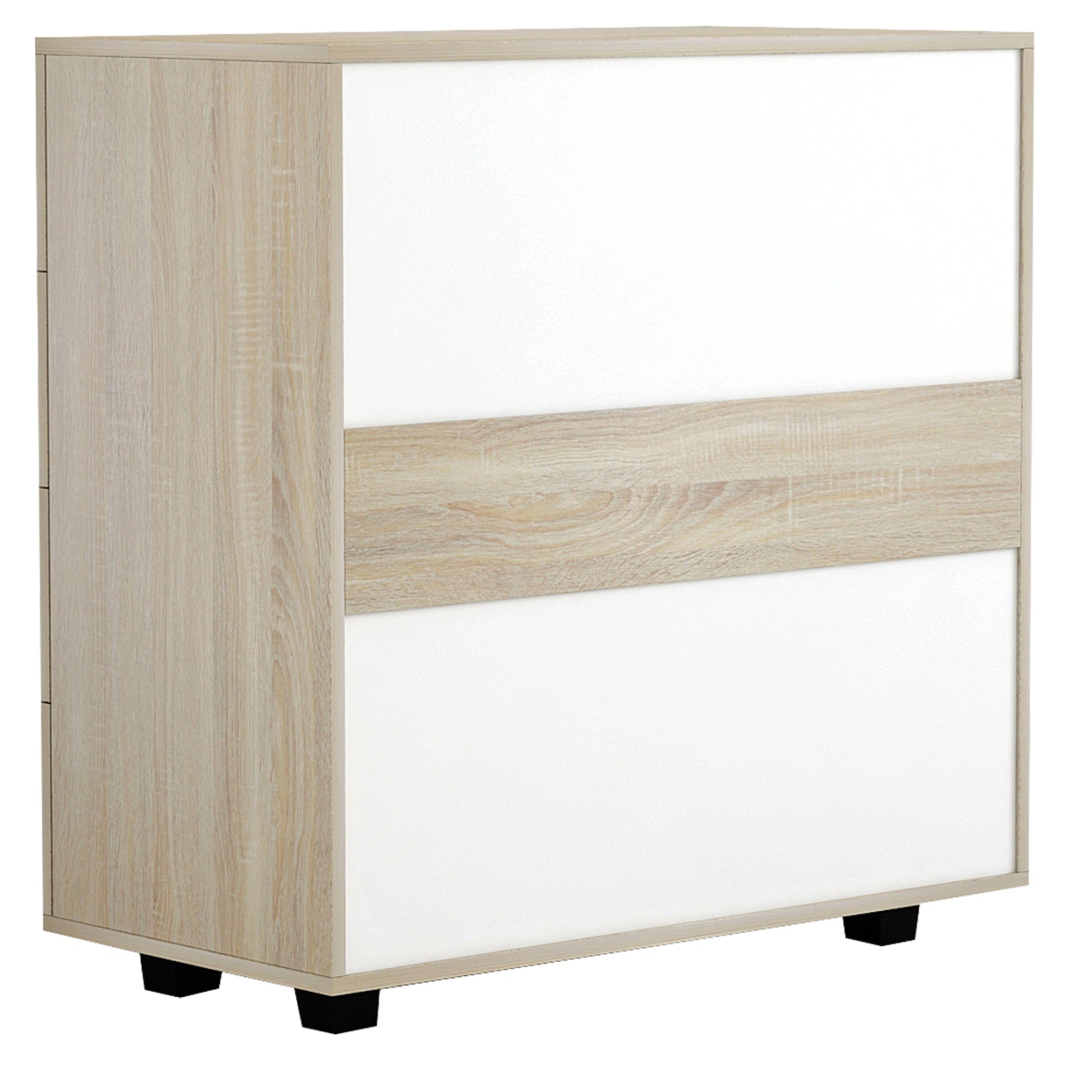 ΣΥΡΤΑΡΙΕΡΑ ΜΕΛΑΜΙΝΗΣ THORG ME 4 ΣΥΡΤΑΡΙΑ SONOMA HM8996.01 80x40x83Yεκ. - Pakobazaar