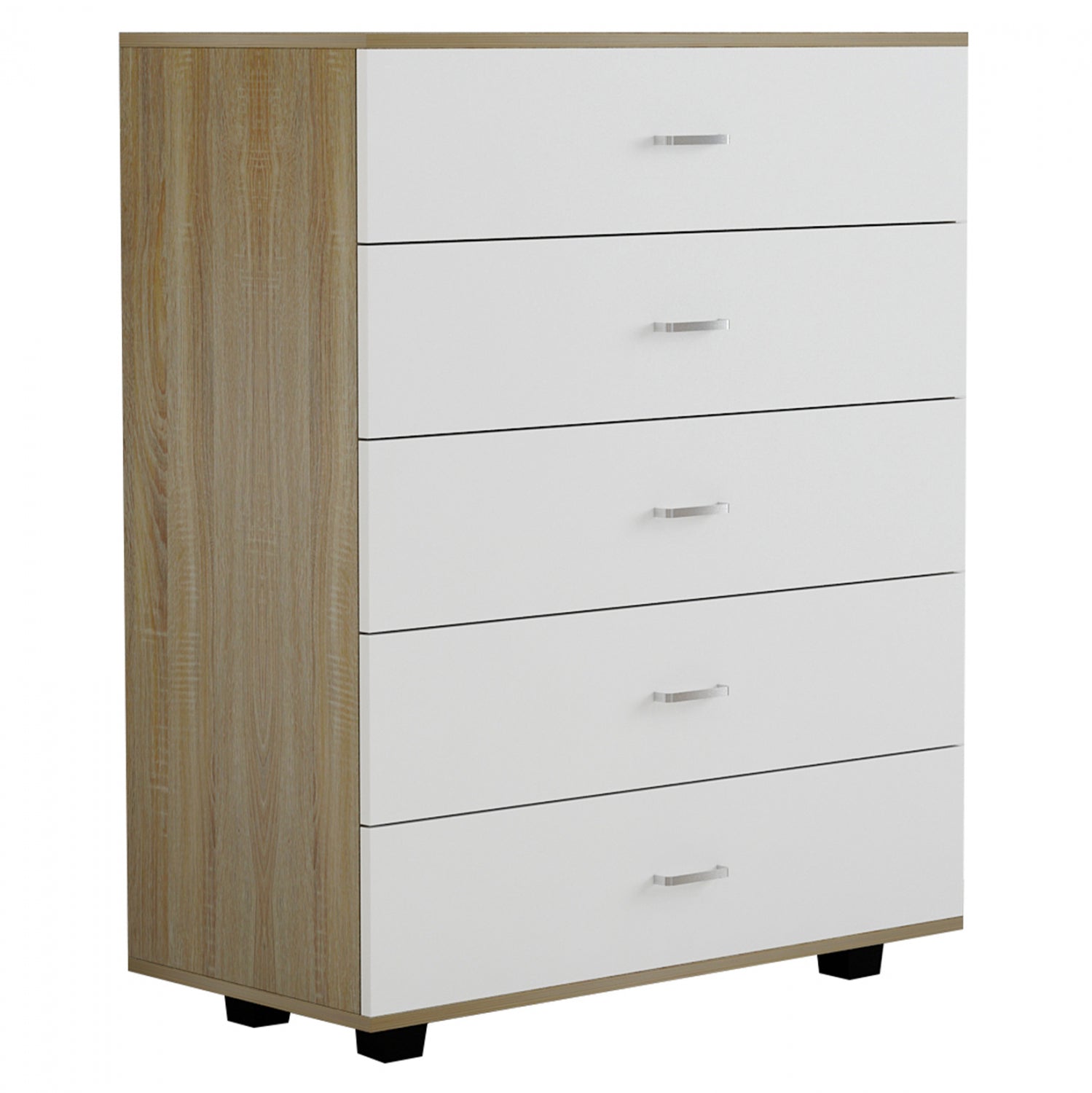 ΣΥΡΤΑΡΙΕΡΑ ΜΕΛΑΜΙΝΗΣ THORG HM8995.04- 5 ΣΥΡΤΑΡΙΑ ΣΕ SONAMA-ΛΕΥΚΟ 80Χ40Χ100Yεκ. - Pakobazaar
