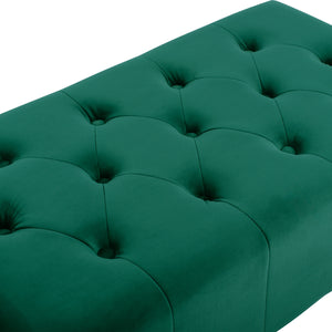 ΤΑΜΠΟΥΡΕ T.CHESTERFIELD EMMA HM226.03 ΚΥΠΑΡΙΣΣΙ ΒΕΛΟΥΔΟ-ΜΑΥΡΑ ΠΟΔΙΑ 80x45x40Υεκ - Pakobazaar