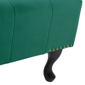 ΤΑΜΠΟΥΡΕ T.CHESTERFIELD EMMA HM226.03 ΚΥΠΑΡΙΣΣΙ ΒΕΛΟΥΔΟ-ΜΑΥΡΑ ΠΟΔΙΑ 80x45x40Υεκ - Pakobazaar