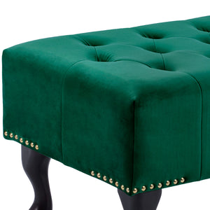 ΤΑΜΠΟΥΡΕ T.CHESTERFIELD EMMA HM226.03 ΚΥΠΑΡΙΣΣΙ ΒΕΛΟΥΔΟ-ΜΑΥΡΑ ΠΟΔΙΑ 80x45x40Υεκ - Pakobazaar