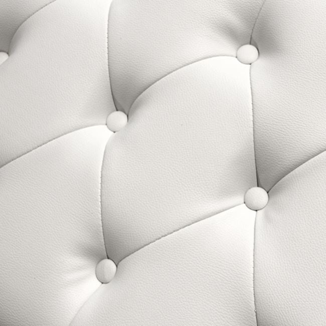 ΤΑΜΠΟΥΡΕ ΥΠΟΠΟΔΙΟ T.CHESTERFIELD EMMA HM226.02 PU ΛΕΥΚΟ-ΜΑΥΡΑ ΠΟΔΙΑ 80x44x39Yεκ. - Pakobazaar