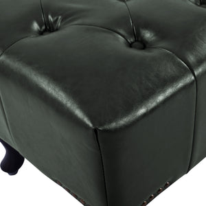 ΤΑΜΠΟΥΡΕ ΥΠΟΠΟΔΙΟ T.CHESTERFIELD EMMA HM226.08 PU ΚΥΠΑΡΙΣΣΙ-ΜΑΥΡΑ ΠΟΔΙΑ 80x45x39Yεκ. - Pakobazaar