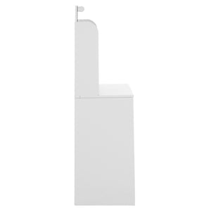ΤΟΥΑΛΕΤΑ ΜΕ ΦΩΤΙΣΜΟ LED-ΡΑΦΙΑ-ΣΥΡΤΑΡΙΑ LAURYN HM2502.03 ΛΕΥΚΟ 108x40x140Υεκ - Pakobazaar