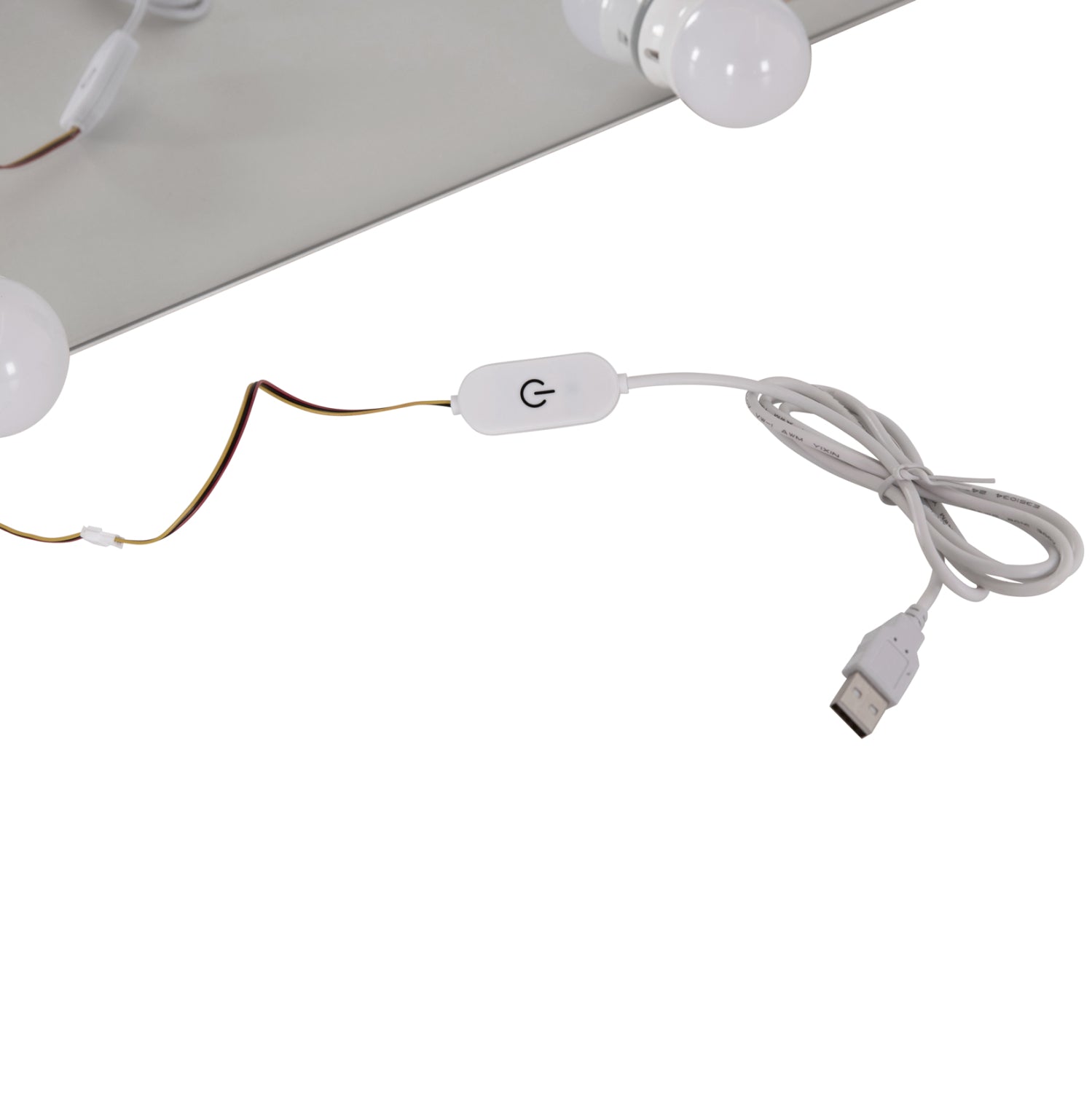 ΤΟΥΑΛΕΤΑ ΜΕ ΦΩΤΙΣΜΟ LED-ΡΑΦΙΑ-ΣΥΡΤΑΡΙΑ LAURYN HM2502.03 ΛΕΥΚΟ 108x40x140Υεκ - Pakobazaar