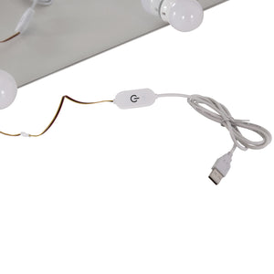 ΤΟΥΑΛΕΤΑ ΜΕ ΦΩΤΙΣΜΟ LED-ΡΑΦΙΑ-ΣΥΡΤΑΡΙΑ LAURYN HM2502.03 ΛΕΥΚΟ 108x40x140Υεκ - Pakobazaar