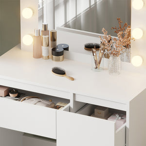 ΤΟΥΑΛΕΤΑ ΜΕ ΦΩΤΙΣΜΟ LED & ΣΥΡΤΑΡΙΑ KEITLIN HM2499.03 ΜΕΛΑΜΙΝΗ ΣΕ ΛΕΥΚΟ 80x40x140Υεκ. - Pakobazaar