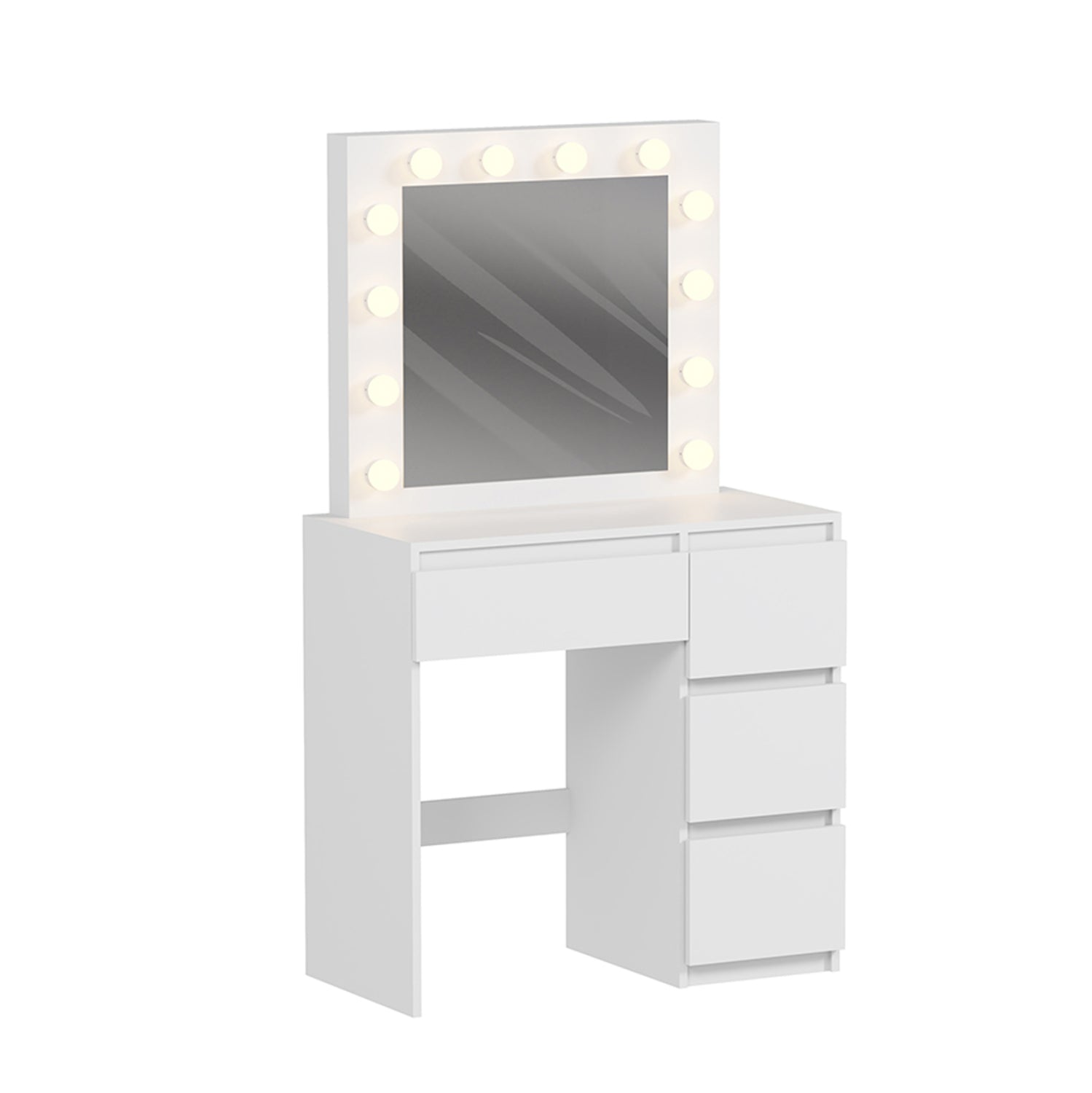 ΤΟΥΑΛΕΤΑ ΜΕ ΦΩΤΙΣΜΟ LED & ΣΥΡΤΑΡΙΑ KEITLIN HM2499.03 ΜΕΛΑΜΙΝΗ ΣΕ ΛΕΥΚΟ 80x40x140Υεκ. - Pakobazaar