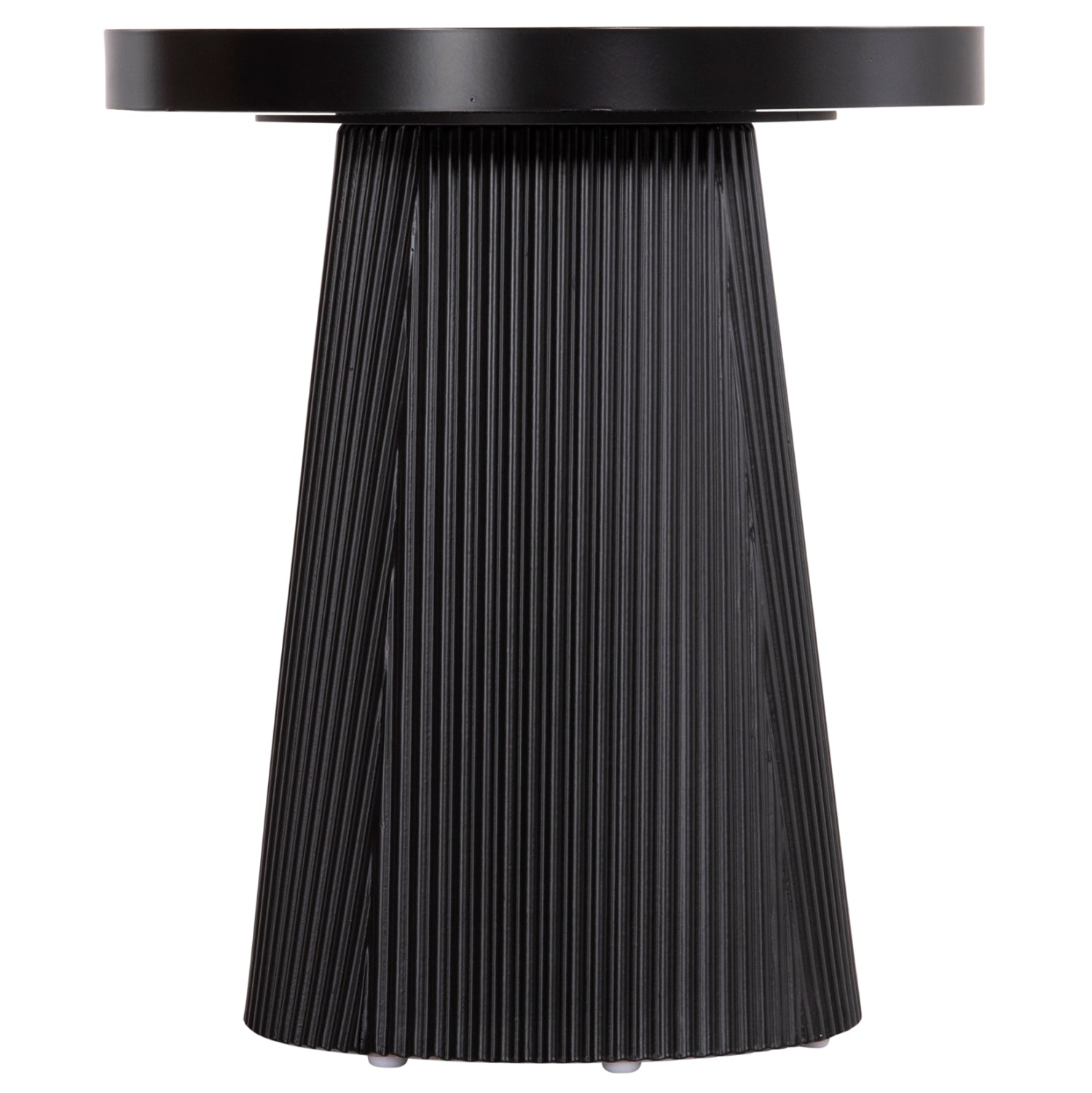 ΤΡΑΠΕΖΑΚΙ ΒΟΗΘΗΤΙΚΟ DENTON HM18023.01 MDF TOP ΦΥΣΙΚΟ ΞΥΛΟΥ-ΒΑΣΗ ΜΑΥΡΗ Φ45x51,5Υεκ. - Pakobazaar