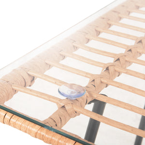 ΤΡΑΠΕΖΑΚΙ GERRY HM5717.11 ΜΕ WICKER ΜΠΕΖ-ΜΑΥΡΟ ΜΕΤΑΛ.ΣΚΕΛΕΤΟ 50x50x47,5Υεκ. - Pakobazaar