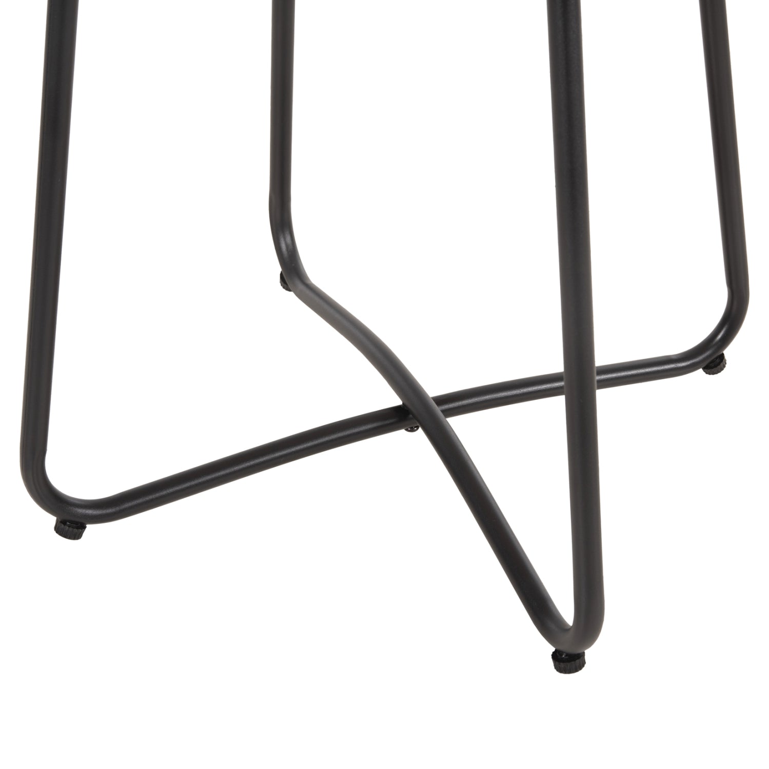 ΤΡΑΠΕΖΑΚΙ GERRY HM5717.11 ΜΕ WICKER ΜΠΕΖ-ΜΑΥΡΟ ΜΕΤΑΛ.ΣΚΕΛΕΤΟ 50x50x47,5Υεκ. - Pakobazaar