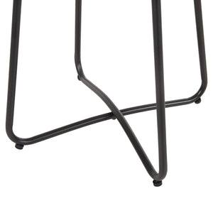ΤΡΑΠΕΖΑΚΙ GERRY HM5717.11 ΜΕ WICKER ΜΠΕΖ-ΜΑΥΡΟ ΜΕΤΑΛ.ΣΚΕΛΕΤΟ 50x50x47,5Υεκ. - Pakobazaar