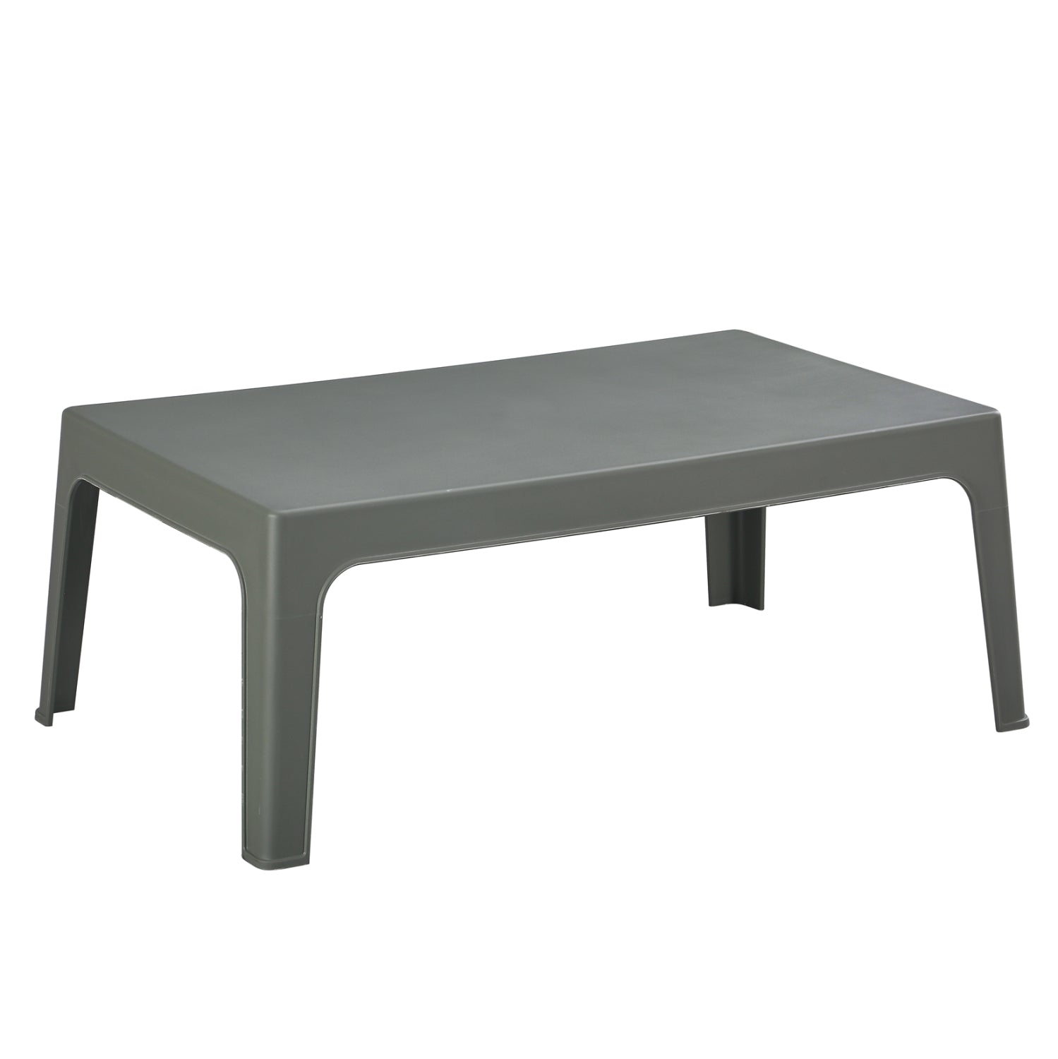 ΤΡΑΠΕΖΑΚΙ ΟΡΘΟΓΩΝΙΟ SLEEK HM6367.05 ΠΟΛΥΠΡΟΠΥΛΕΝΙΟ DARK OLIVE 105x64x40Υεκ. - Pakobazaar