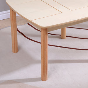 ΤΡΑΠΕΖΑΚΙ ΠΑΙΔΙΚΟ ΜΕ ΑΠΟΘ.ΧΩΡΟΥΣ RICKI HM18339.01 MDF & ΣΥΜΗΔΑ ΣΕ ΦΥΣΙΚΟ 65x65x47Υεκ - Pakobazaar
