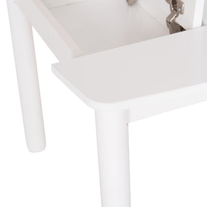 ΤΡΑΠΕΖΑΚΙ ΠΑΙΔΙΚΟ ΜΕ ΑΠΟΘ.ΧΩΡΟΥΣ RICKI HM18339.03 MDF & ΣΥΜΗΔΑ ΣΕ ΛΕΥΚΟ 65x65x47Υεκ - Pakobazaar
