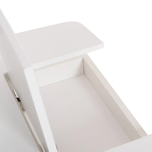 ΤΡΑΠΕΖΑΚΙ ΠΑΙΔΙΚΟ ΜΕ ΑΠΟΘ.ΧΩΡΟΥΣ RICKI HM18339.03 MDF & ΣΥΜΗΔΑ ΣΕ ΛΕΥΚΟ 65x65x47Υεκ - Pakobazaar