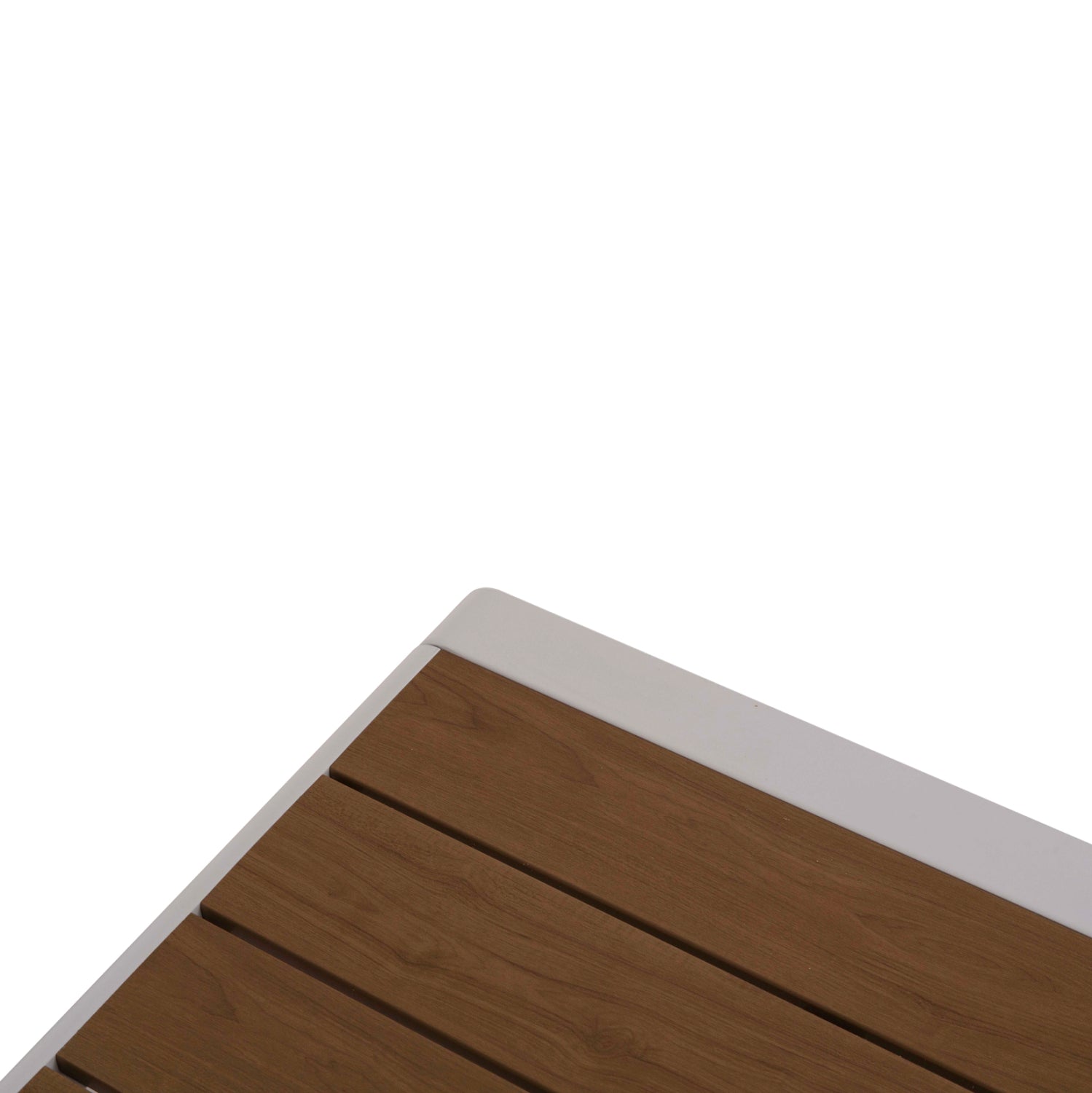 ΤΡΑΠΕΖΑΚΙ ΞΑΠΛΩΣΤΡΑΣ BENTRY HM6276.01 ΑΛΟΥΜΙΝΙΟ ΛΕΥΚΟ--POLYWOOD 100x56x35Υεκ. - Pakobazaar