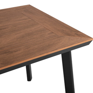 ΤΡΑΠΕΖΙ ΑΛΟΥΜΙΝΙΟΥ TABER ΑΝΘΡΑΚΙ ΜΕ ΕΠΙΦΑΝΕΙΑ POLYWOOD HM5563.02 80x80x73Υεκ. - Pakobazaar