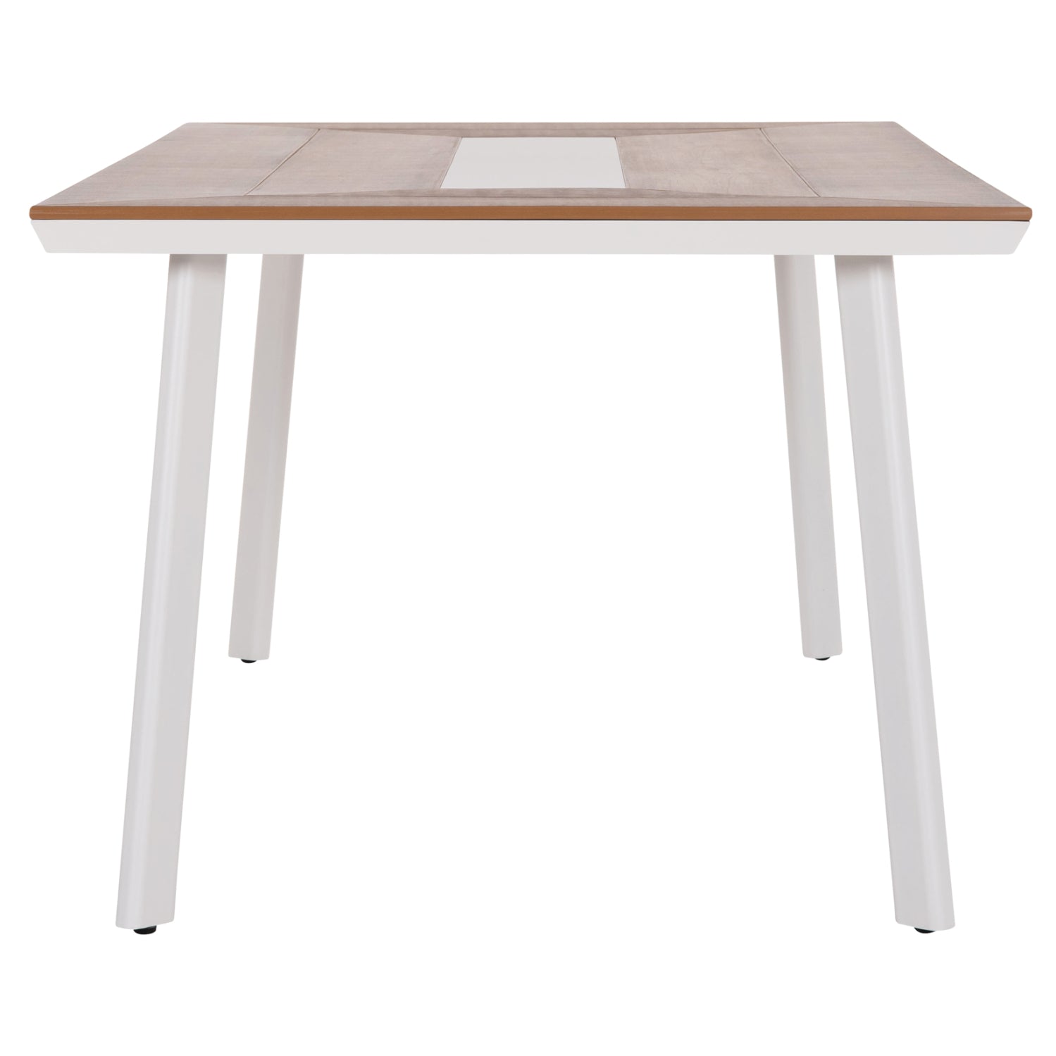ΤΡΑΠΕΖΙ ΑΛΟΥΜΙΝΙΟΥ TABER HM5131.11 ΛΕΥΚΟ ΜΕ POLYWOOD TOP 200x100x75Υεκ - Pakobazaar