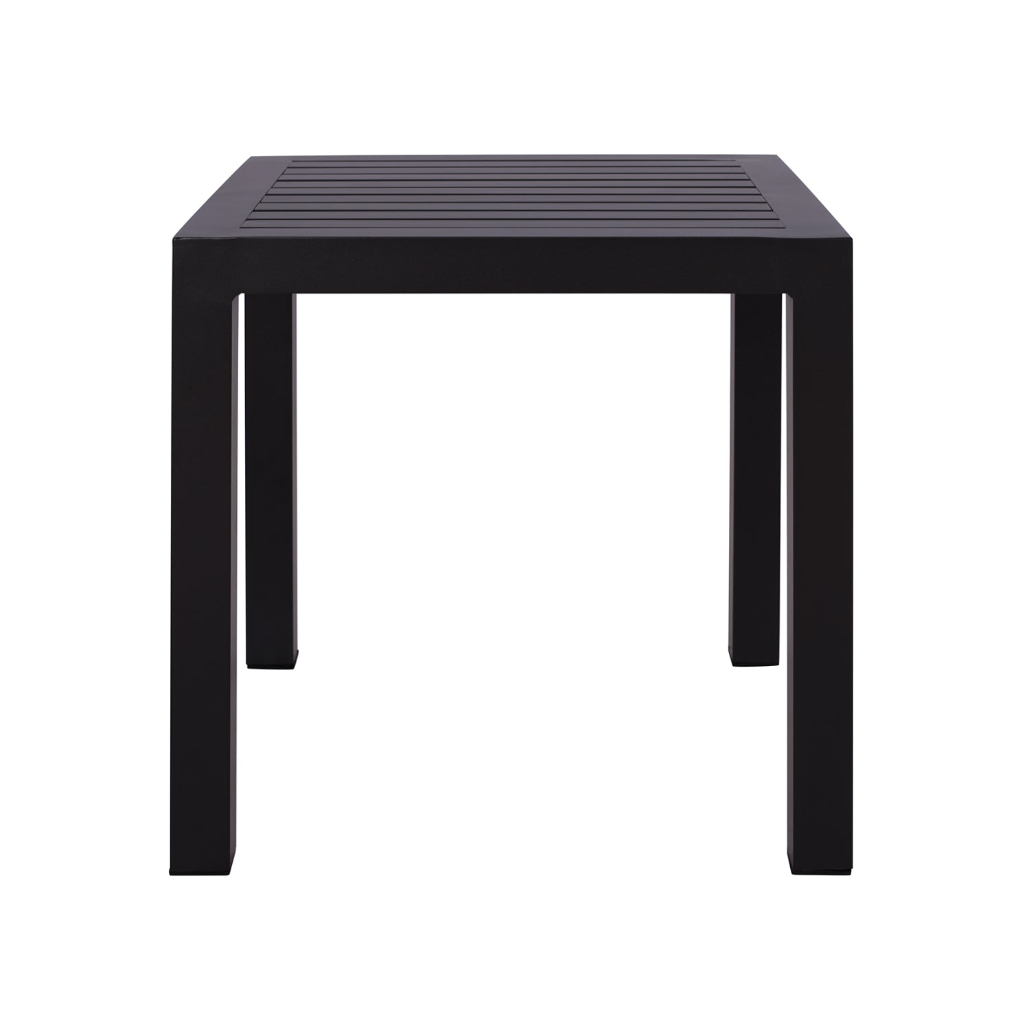 ΤΡΑΠΕΖΙ ΑΛΟΥΜΙΝΙΟΥ QIANA HM5402.02 ΓΚΡΙ 45x45x45,5 εκ. - Pakobazaar