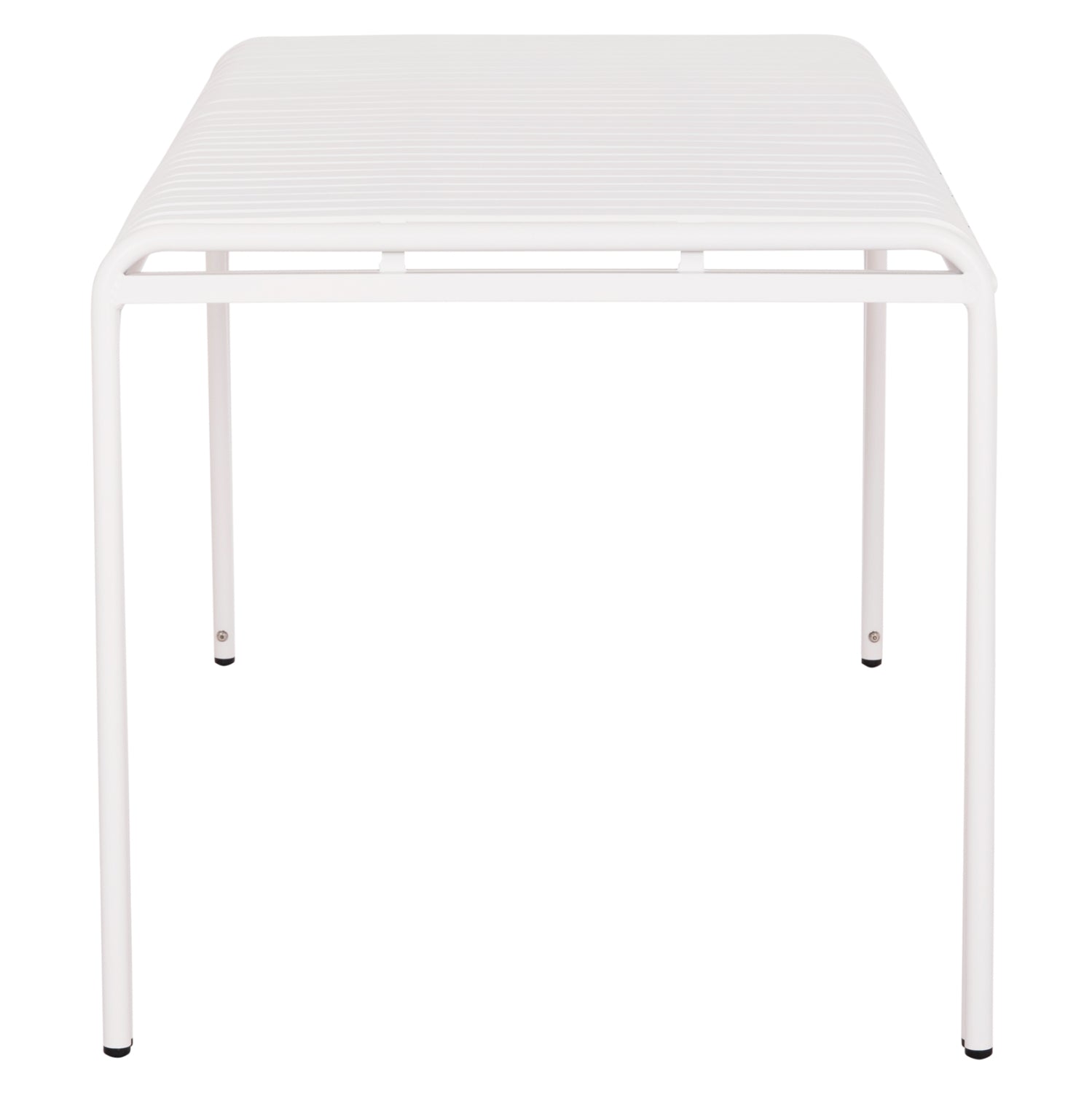 ΤΡΑΠΕΖΙ ΑΛΟΥΜΙΝΙΟΥ RACHEL HM6339.02 ΛΕΥΚΟ 150x80x75Υεκ. - Pakobazaar