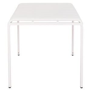 ΤΡΑΠΕΖΙ ΑΛΟΥΜΙΝΙΟΥ RACHEL HM6339.02 ΛΕΥΚΟ 150x80x75Υεκ. - Pakobazaar