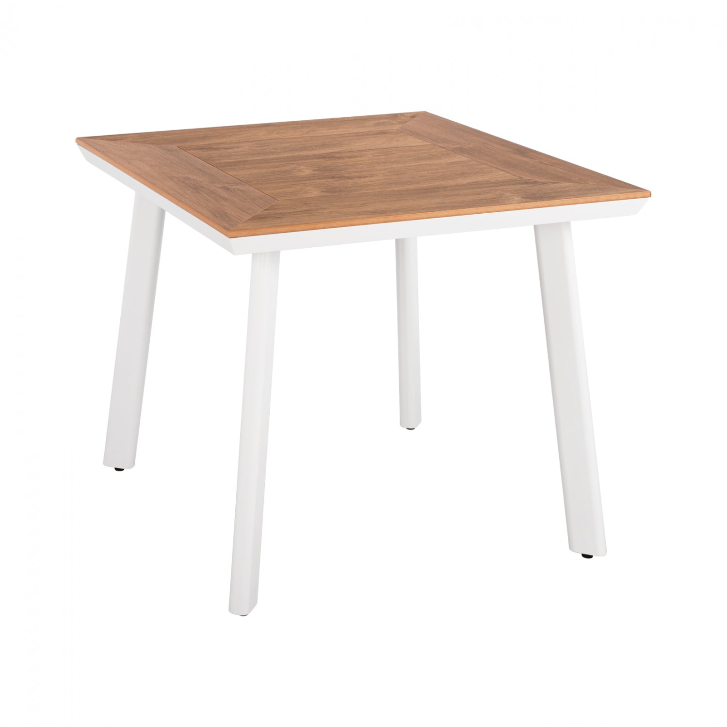 ΤΡΑΠΕΖΙ ΑΛΟΥΜΙΝΙΟΥ TABER ΛΕΥΚΟ ΜΕ ΕΠΙΦΑΝΕΙΑ POLYWOOD HM5563.01 80x80x73Υ ΕΚ. - Pakobazaar