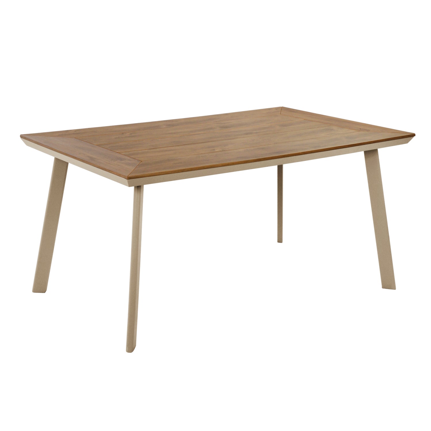 ΤΡΑΠΕΖΙ ΑΛΟΥΜΙΝΙΟΥ ΜΕ POLYWOOD TABER HM5132.04 ΚΑΠΟΥΤΣΙΝΟ 160x92x72Υεκ - Pakobazaar