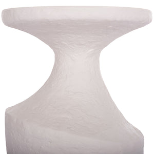 ΤΡΑΠΕΖΙ ΒΟΗΘΗΤΙΚΟ REBON HM18156.02L FIBER CEMENT ΣΕ ΛΕΥΚΟ--Φ40x56.5Υεκ. - Pakobazaar