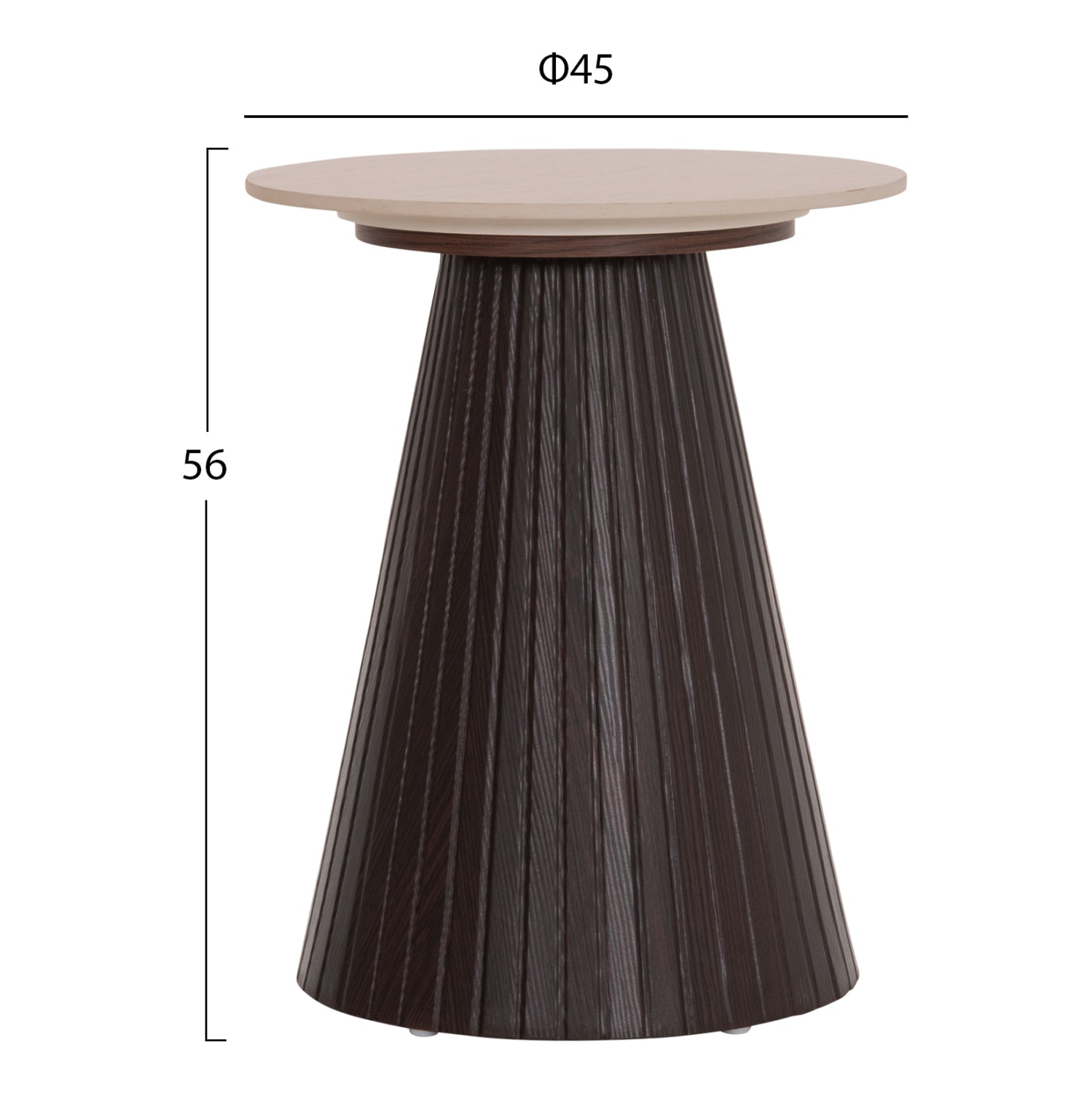 ΤΡΑΠΕΖΙ ΒΟΗΘΗΤΙΚΟ CATER HM18322 ΚΕΡΑΜΙΚΟ TOP ΟΨΗ ΤΡΑΒΕΡΤΙΝΑΣ-MDF ΒΑΣΗ Φ45x56Υεκ - Pakobazaar
