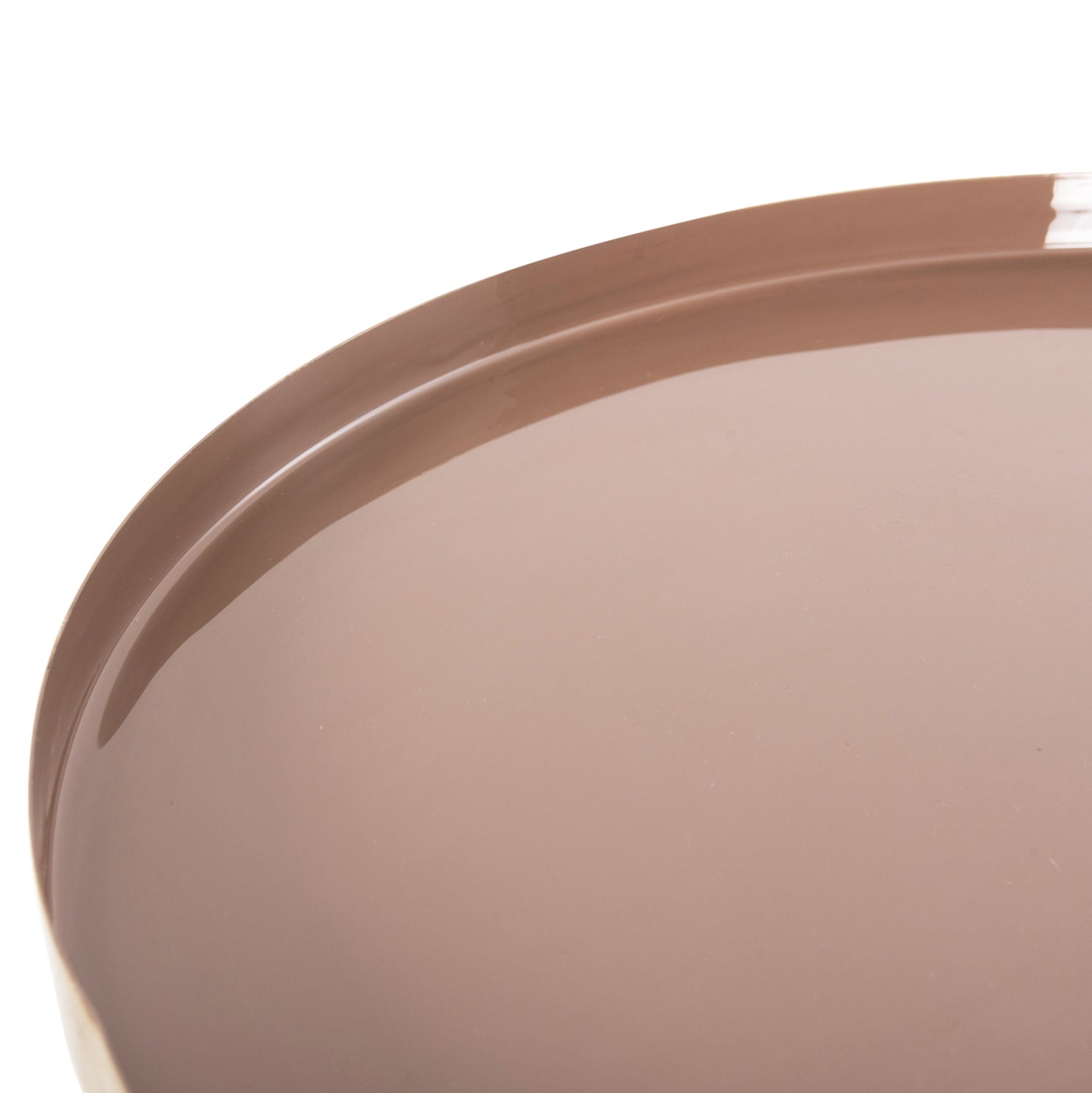 ΤΡΑΠΕΖΙ ΒΟΗΘΗΤΙΚΟ ΣΤΡΟΓΓΥΛΟ UTRI HM4241.06 ΜΕΤΑΛΛΟ ΣΕ ΣΟΜΟΝ-ΜΠΕΖ Φ46x46,5Υεκ. - Pakobazaar