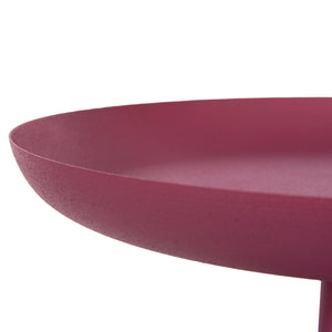 ΤΡΑΠΕΖΙ ΒΟΗΘΗΤΙΚΟ ΣΤΡΟΓΓΥΛΟ DELBEL HM4262.06 ΜΕΤΑΛΛΟ ΣΕ ΡΟΖ Φ36x49Υ εκ. - Pakobazaar