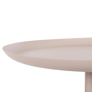 ΤΡΑΠΕΖΙ ΒΟΗΘΗΤΙΚΟ ΣΤΡΟΓΓΥΛΟ DELBEL HM4265.10 ΜΕΤΑΛΛΟ ΣΕ ΕΚΡΟΥ Φ45,5x58,5 εκ. - Pakobazaar