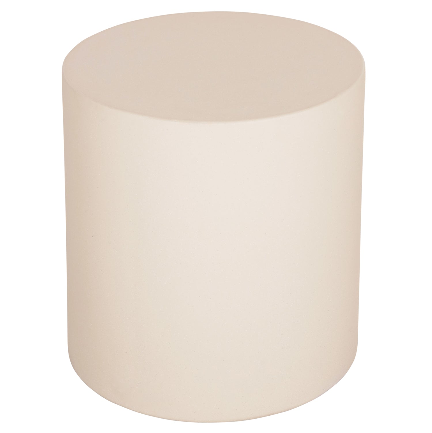 ΤΡΑΠΕΖΙ ΒΟΗΘΗΤΙΚΟ ΣΤΡΟΓΓΥΛΟ KYOKO HM6592.02 ΜΠΕΖ FIBER CEMENT Φ40x43Υεκ. - Pakobazaar