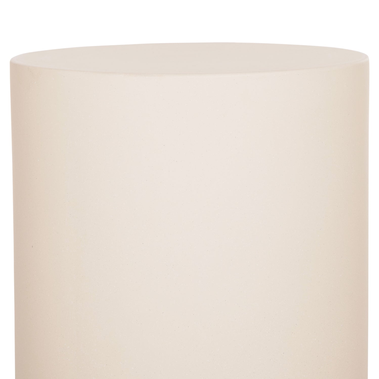 ΤΡΑΠΕΖΙ ΒΟΗΘΗΤΙΚΟ ΣΤΡΟΓΓΥΛΟ KYOKO HM6592.02 ΜΠΕΖ FIBER CEMENT Φ40x43Υεκ. - Pakobazaar