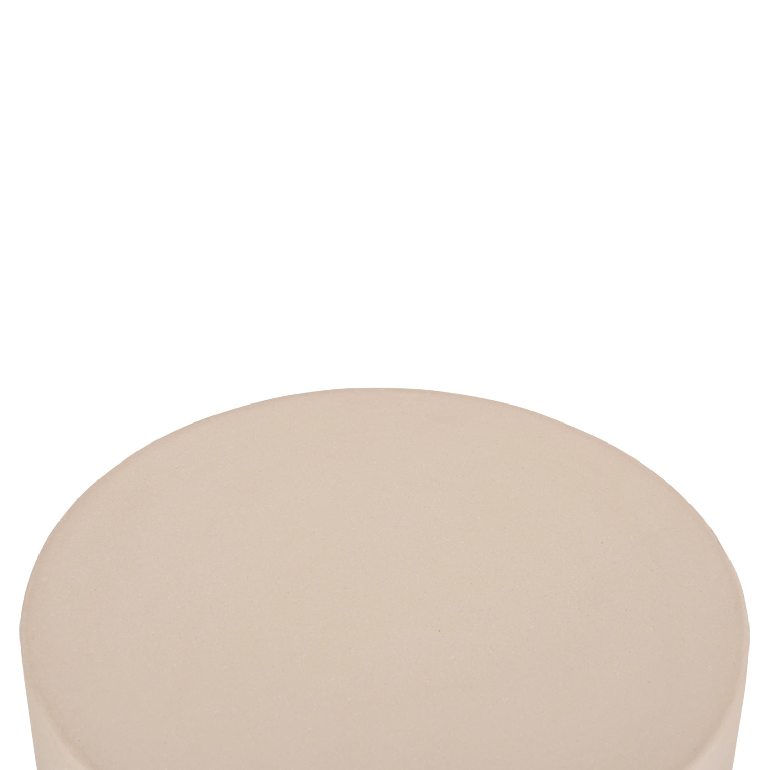 ΤΡΑΠΕΖΙ ΒΟΗΘΗΤΙΚΟ ΣΤΡΟΓΓΥΛΟ KYOKO HM6592.02 ΜΠΕΖ FIBER CEMENT Φ40x43Υεκ. - Pakobazaar