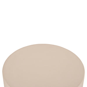 ΤΡΑΠΕΖΙ ΒΟΗΘΗΤΙΚΟ ΣΤΡΟΓΓΥΛΟ KYOKO HM6592.02 ΜΠΕΖ FIBER CEMENT Φ40x43Υεκ. - Pakobazaar