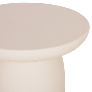ΤΡΑΠΕΖΙ ΒΟΗΘΗΤΙΚΟ ΣΤΡΟΓΓΥΛΟ HIKARI HM6593.02 ΜΠΕΖ FIBER CEMENT Φ46x48Υεκ. - Pakobazaar