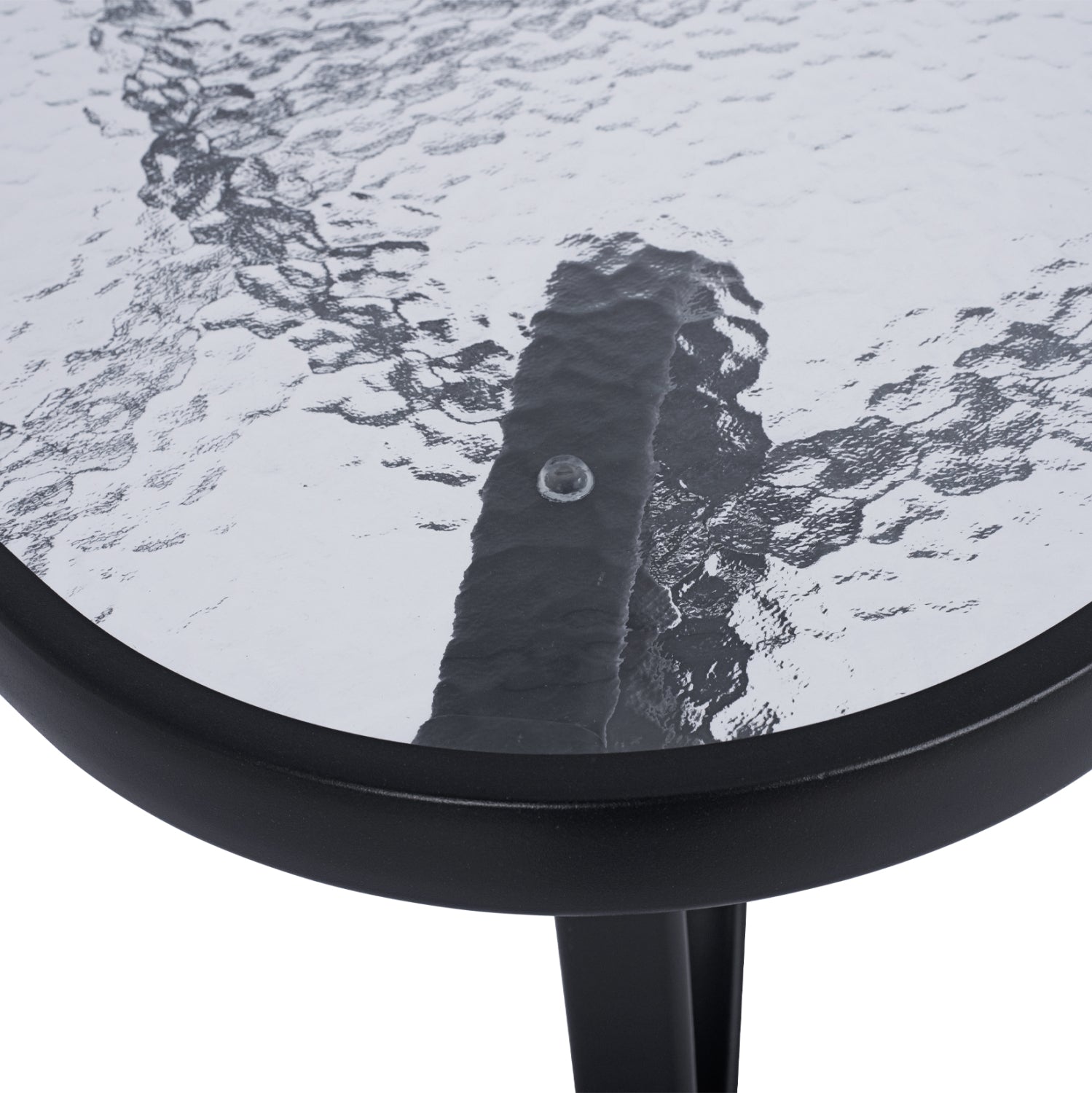 ΤΡΑΠΕΖΙ BRUNO 150X90Χ72Υεκ. ΓΚΡΙ ΜΕΤΑΛΛΙΚΟ ΜΕ ΓΥΑΛΙΝΗ ΕΠΙΦΑΝΕΙΑ HM5145.01 - Pakobazaar