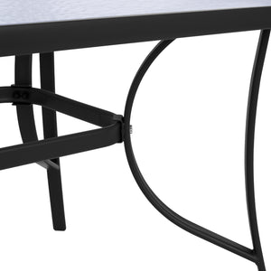 ΤΡΑΠΕΖΙ BRUNO 150X90Χ72Υεκ. ΓΚΡΙ ΜΕΤΑΛΛΙΚΟ ΜΕ ΓΥΑΛΙΝΗ ΕΠΙΦΑΝΕΙΑ HM5145.01 - Pakobazaar