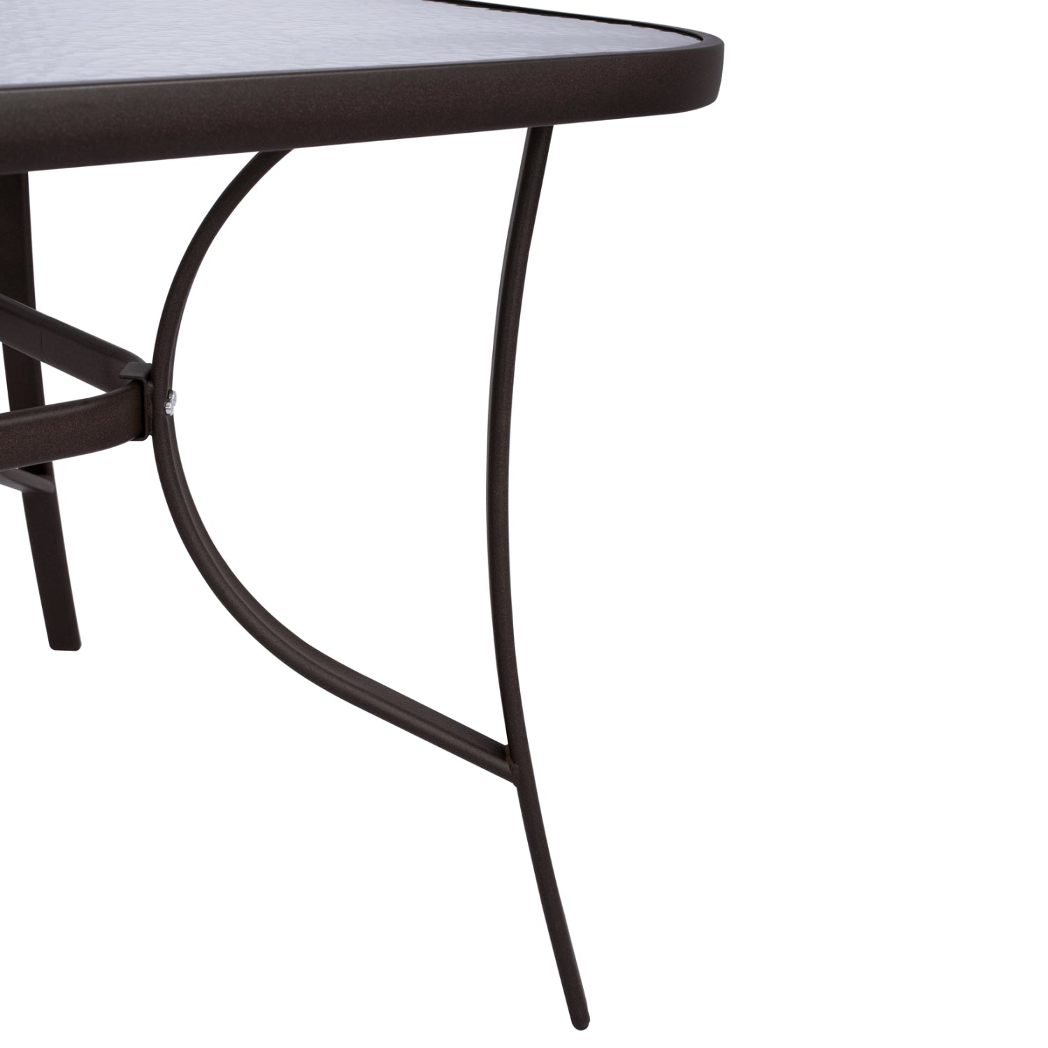 ΤΡΑΠΕΖΙ BRUNO 150X90Χ72Υεκ. ΚΑΦΕ ΜΕΤΑΛΛΙΚΟ ΜΕ ΓΥΑΛΙΝΗ ΕΠΙΦΑΝΕΙΑ HM5145.02 - Pakobazaar
