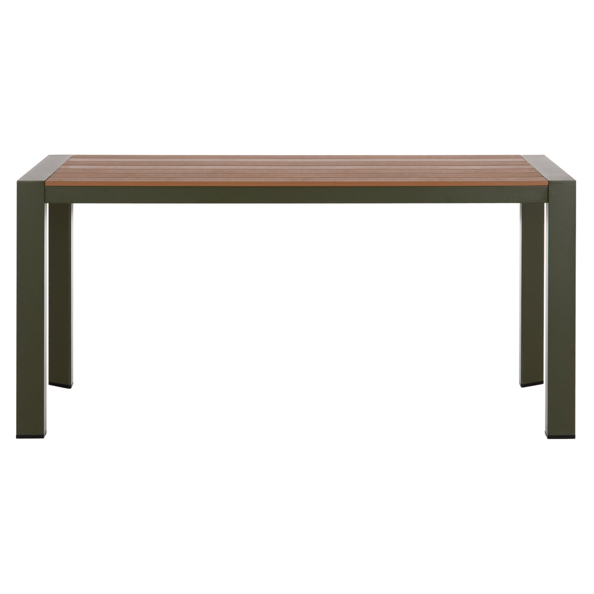 ΤΡΑΠΕΖΙ ΕΞΩΤ.ΧΩΡΟΥ GOYA HM6059.07 ΑΛΟΥΜΙΝΙΟ ΣE OLIVE GREEN & POLYWOOD 160X80Χ75Υεκ. - Pakobazaar