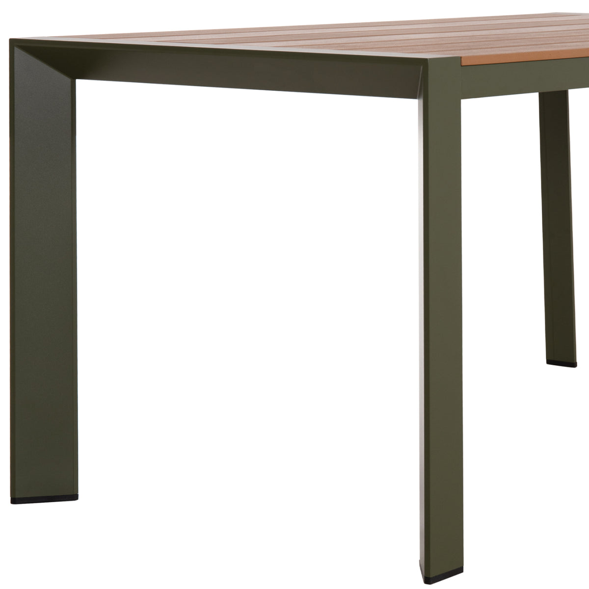 ΤΡΑΠΕΖΙ ΕΞΩΤ.ΧΩΡΟΥ GOYA HM6059.07 ΑΛΟΥΜΙΝΙΟ ΣE OLIVE GREEN & POLYWOOD 160X80Χ75Υεκ. - Pakobazaar